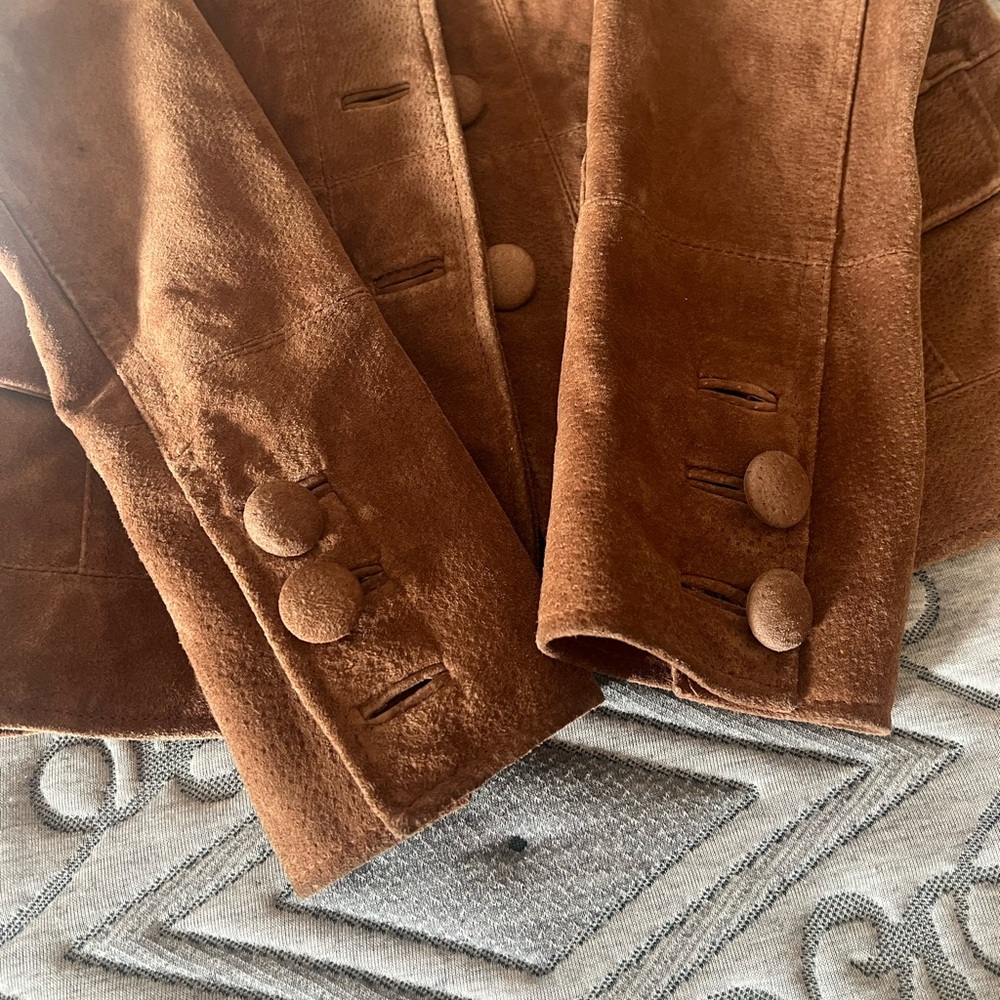Sued/leather jacket - Picture 3 of 5
